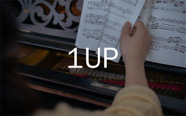 1UP钢琴谱/五线谱_滚动的天空_像素钢琴独奏谱