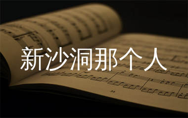 新沙洞那个人简谱_周炫美_歌曲旋律简谱_生产队上传