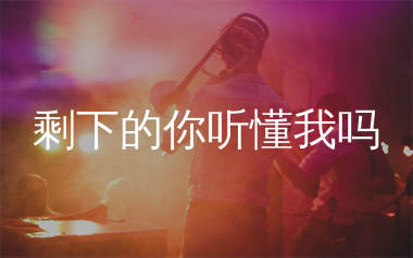 剩下的你听懂我吗吉他谱_薛凯琪_G调弹唱六线谱_单身狗上传