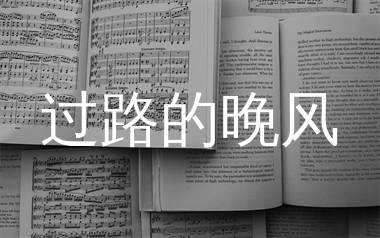 过路的晚风简谱_海来阿木_歌曲简谱_生产队上传