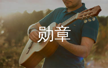 勋章吉他谱_鹿晗_C调弹唱六线谱_生产队上传