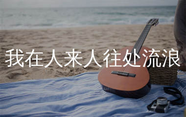 我在人来人往处流浪吉他谱_刘阳阳_G调弹唱谱_单身狗上传