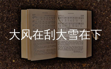 大风在刮大雪在下简谱_六小乐_歌曲简谱_生产队上传