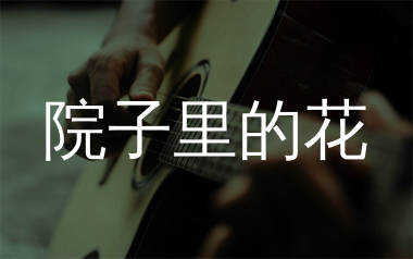 院子里的花吉他谱_灯叔_C调弹唱六线谱_生产队上传