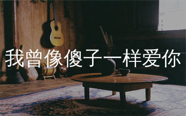 我曾像傻子一样爱你吉他谱_老板_G调弹唱六线谱_珺妹儿上传