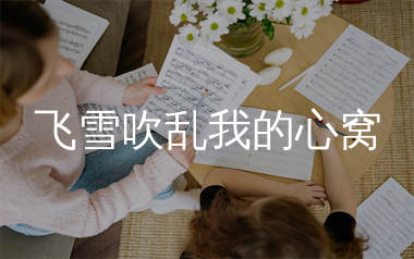 飞雪吹乱我的心窝简谱_沧桑小杰_歌曲旋律简谱