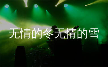 无情的冬无情的雪吉他谱_沧桑小杰_C调弹唱谱_生产队上传