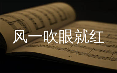 风一吹眼就红简谱_方辰_歌曲简谱_生产队上传