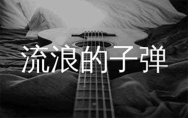 流浪的子弹吉他谱_刘旭阳_C调弹唱六线谱_生产队上传