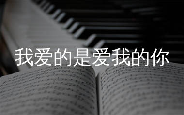 我爱的是爱我的你简谱_纯手动洗衣机_歌曲简谱