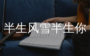 半生风雪半生你简谱_生命树下_歌曲旋律简谱