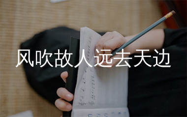 风吹故人远去天边简谱_铃小花_歌曲旋律简谱