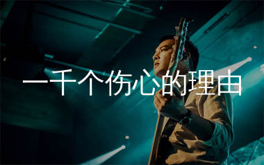 一千个伤心的理由吉他谱_李雨婷_C调弹唱六线谱_生产队上传