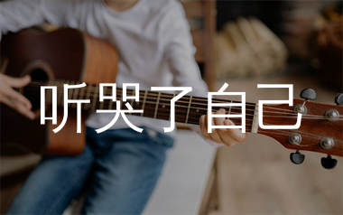 听哭了自己吉他谱_沧桑老叔_G调弹唱六线谱_生产队上传