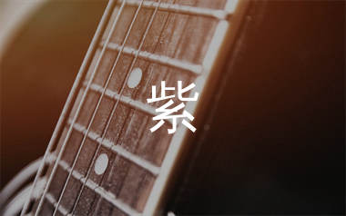 紫吉他谱_蔡健雅_F调指法原版编配_吉他弹唱六线谱